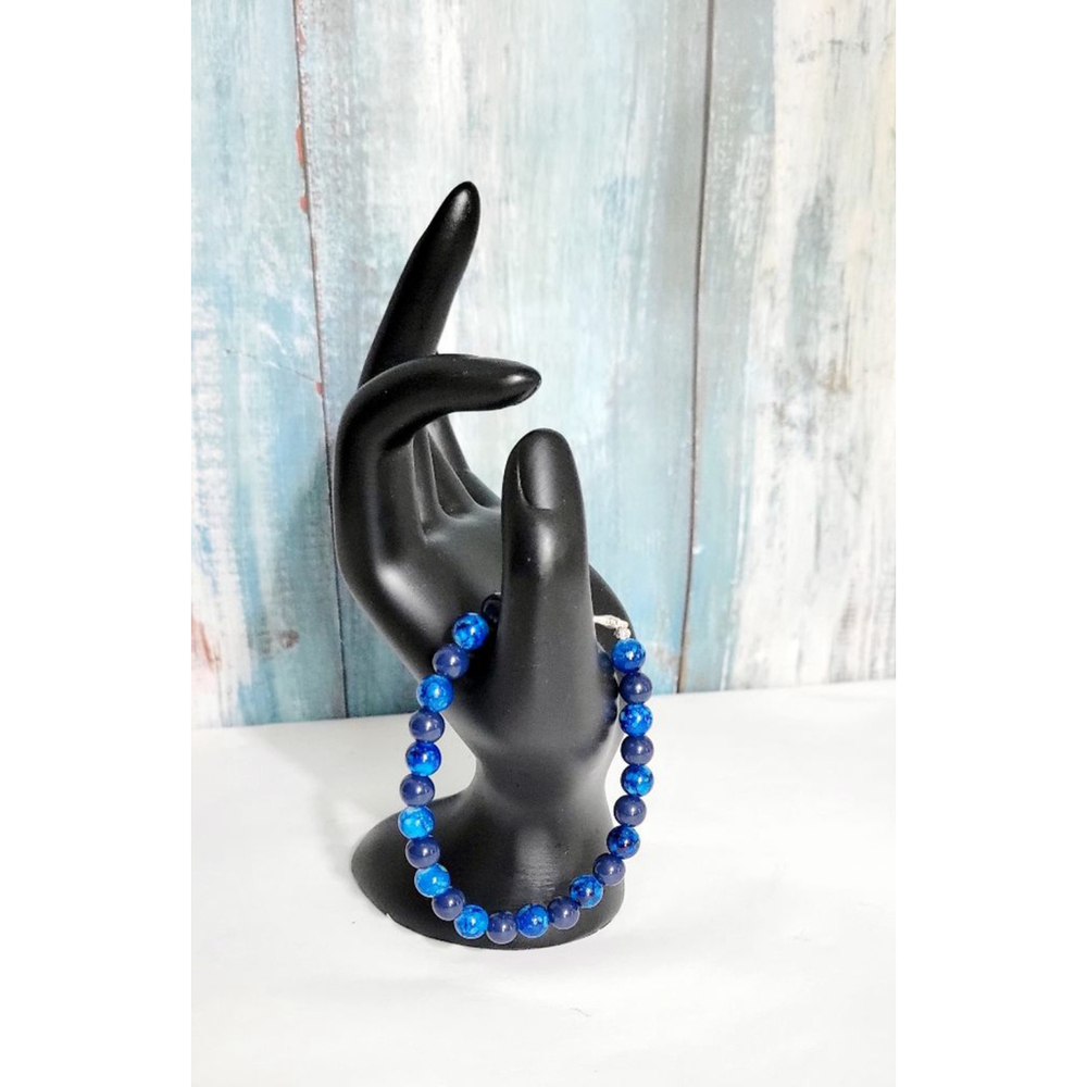 Hand Crafted Acrylic Glass Beaded Bracelet